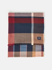 Joules Bracewell Checked Blanket Scarf - Image 5 of 7