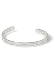 Silver Plated Greek Key Cuff Bracelet - Image 1 of 2