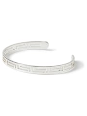 Silver Plated Greek Key Cuff Bracelet - Image 2 of 2
