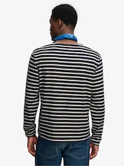 SUPERDRY Blue The Merchant Store - Stripe Long Sleeve Top - Image 2 of 8