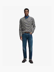 SUPERDRY Blue The Merchant Store - Stripe Long Sleeve Top - Image 3 of 8