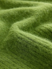Vert - Long Sleeve V-Neck Knit Jumper With Wool - Image 6 de 7
