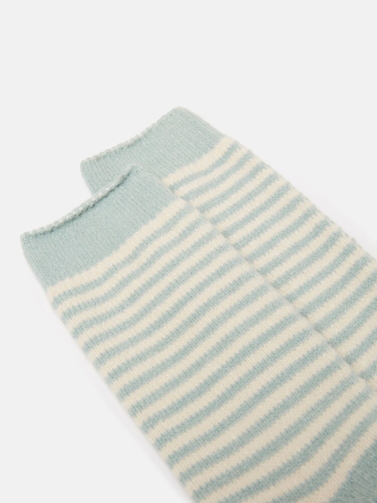 Joules Women's Toasty Mint Green Cosy Striped Socks (size 4-8) - Image 3 of 3 Joules Women's Toasty Mint Green Cosy Striped Socks (size 4-8) - Image 3 of 3