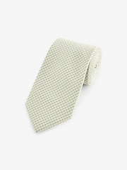 Sage Green Textured Tie - Image 1 of 3