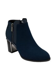 Lotus Blue Dark Ankle Boots - Image 1 of 4