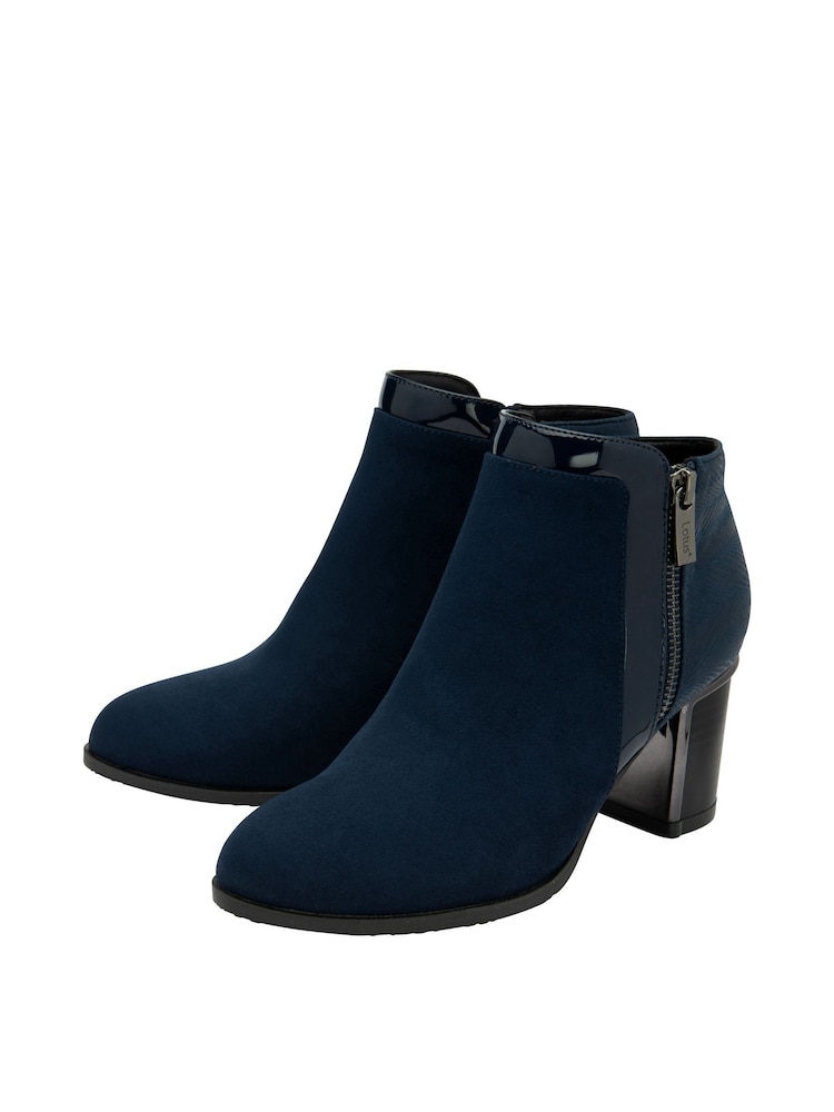 Dunkelblau - Lotus Stiefeletten - Bild 2 von 4 Dunkelblau - Lotus Stiefeletten - Bild 2 von 4