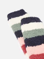 Joules Women's Fluffy Multi Socks (size 4-8) - Image 2 of 3