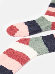 Joules Women's Fluffy Multi Socks (size 4-8) - Image 3 of 3