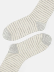 Joules Women's Toasty Cosy Striped Socks (size 4-8) - Imagen 2 de 3