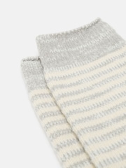 Joules Women's Toasty Cosy Striped Socks (size 4-8) - Imagen 3 de 3