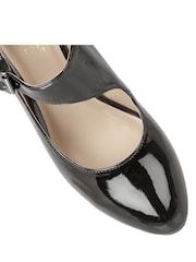 Lotus Black Patent Mary Jane Court Shoes - Image 4 of 4