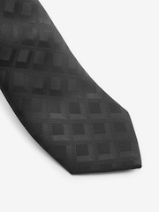 Black Diamond Jacquard Tie - Image 2 of 3