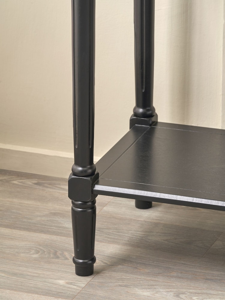Pacific Black Pine Wood Large Console Table - Image 2 of 8