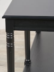 Pacific Black Pine Wood Large Console Table - Image 7 of 8
