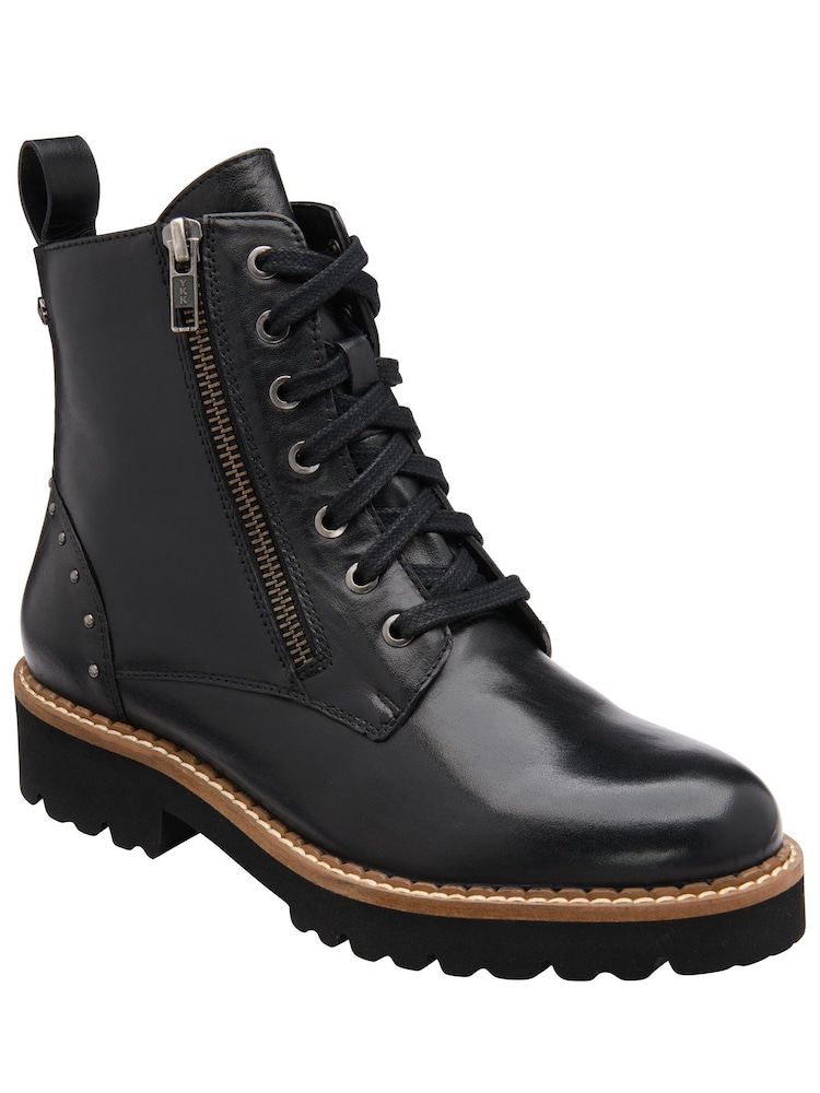Lotus Black Ankle Boots - Image 1 of 4 Lotus Black Ankle Boots - Image 1 of 4