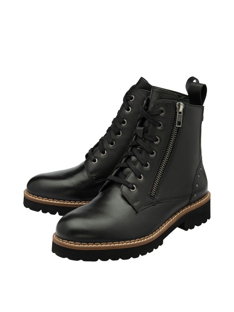 Lotus Black Ankle Boots - Image 2 of 4 Lotus Black Ankle Boots - Image 2 of 4