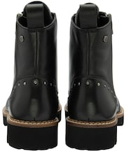 Lotus Black Ankle Boots - Image 3 of 4