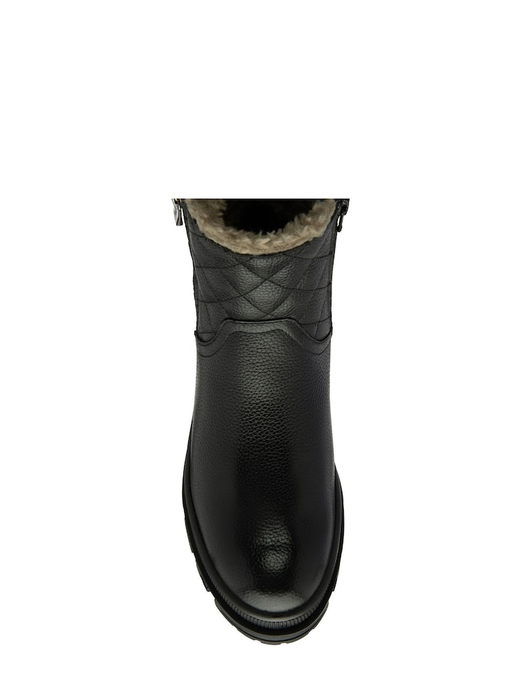 Lotus Black Ankle Boots - Image 4 of 4