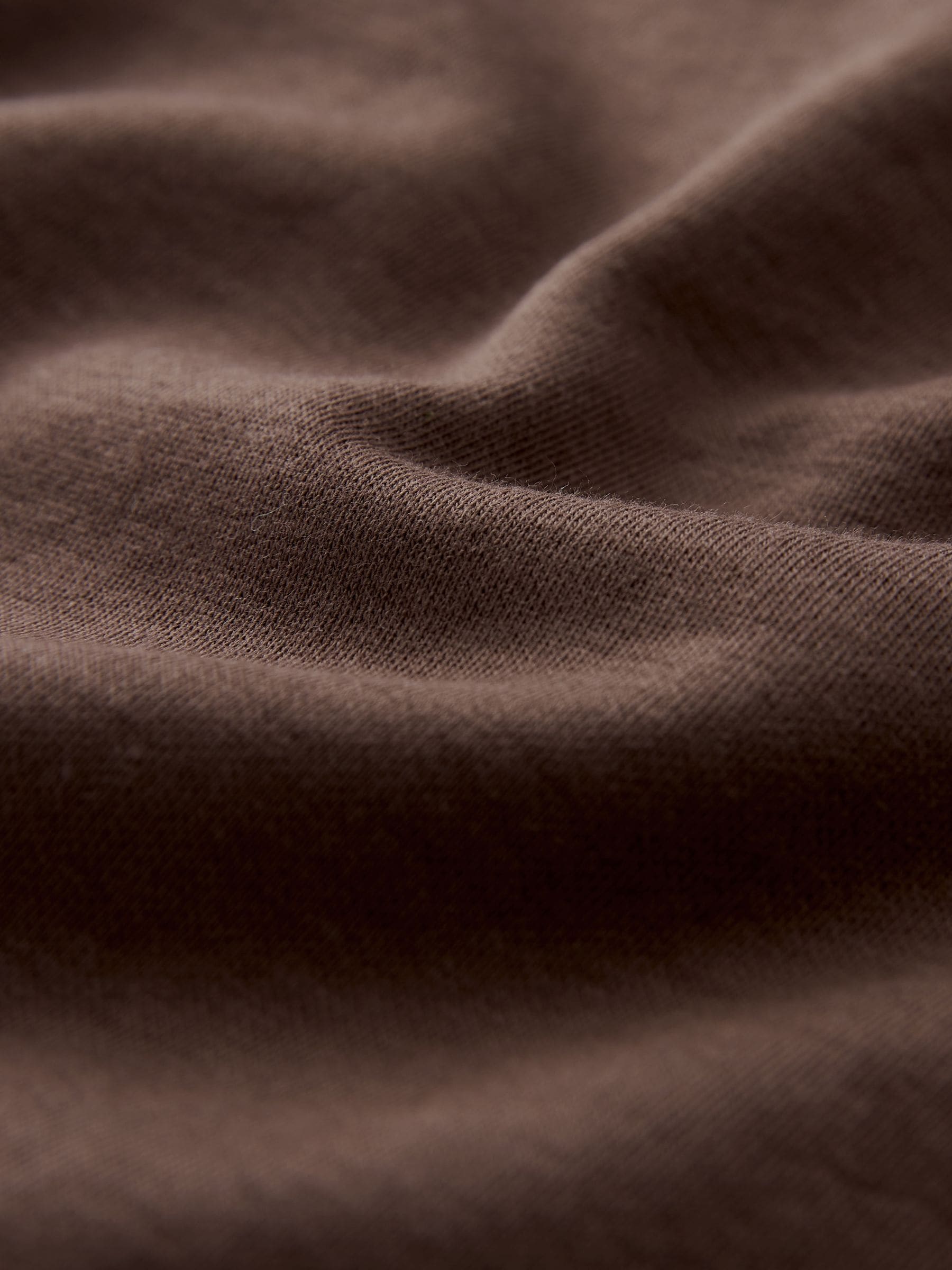 Buy Chocolate Brown Heavyweight Short Sleeve Crew Neck T