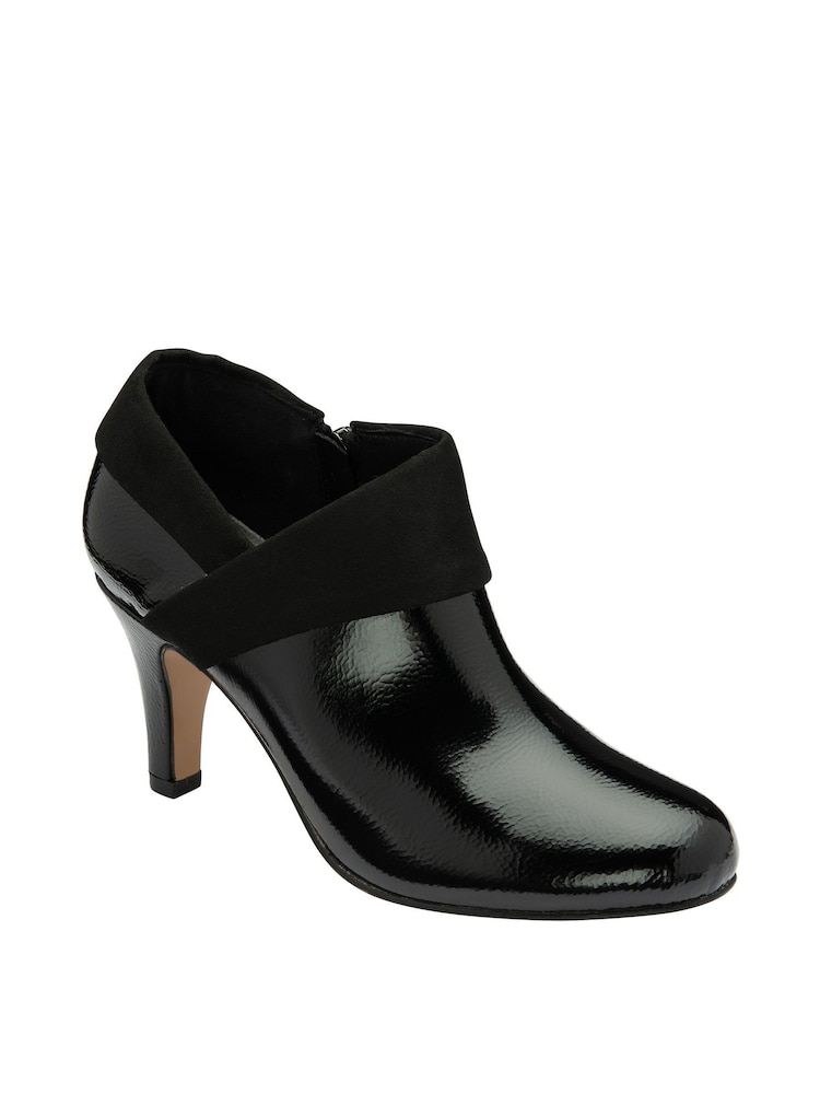 Lotus Black Patent Boots - Image 1 of 4