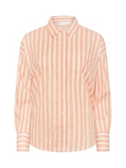 PixieGirl Petite Natural Stripe Button Back Shirt - Image 6 of 7