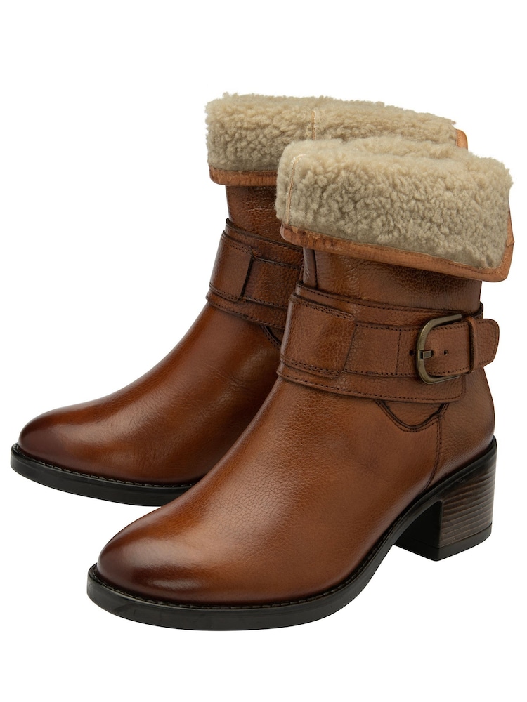 Lotus Dark Brown Ankle Boots - Image 2 of 4 Lotus Dark Brown Ankle Boots - Image 2 of 4