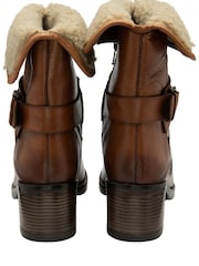 Lotus Dark Brown Ankle Boots - Image 3 of 4
