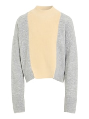 Calvin Klein Jeans Grey Mixed Stitch Sweat Shirt and Joggers Set - Image 7 of 9