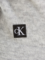 Calvin Klein Jeans Grey Mixed Stitch Sweat Shirt and Joggers Set - Image 9 of 9