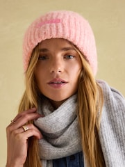 Joules Pink Beanie Hat - Image 1 of 5