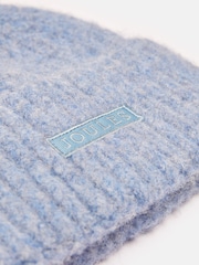 Joules Blue Beanie Hat - Image 6 of 6
