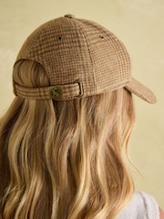 Joules Daley Neutral Check Cap - Image 2 of 5