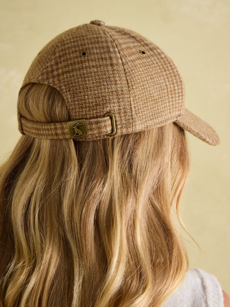 Joules Daley Neutral Check Cap - Image 2 of 5