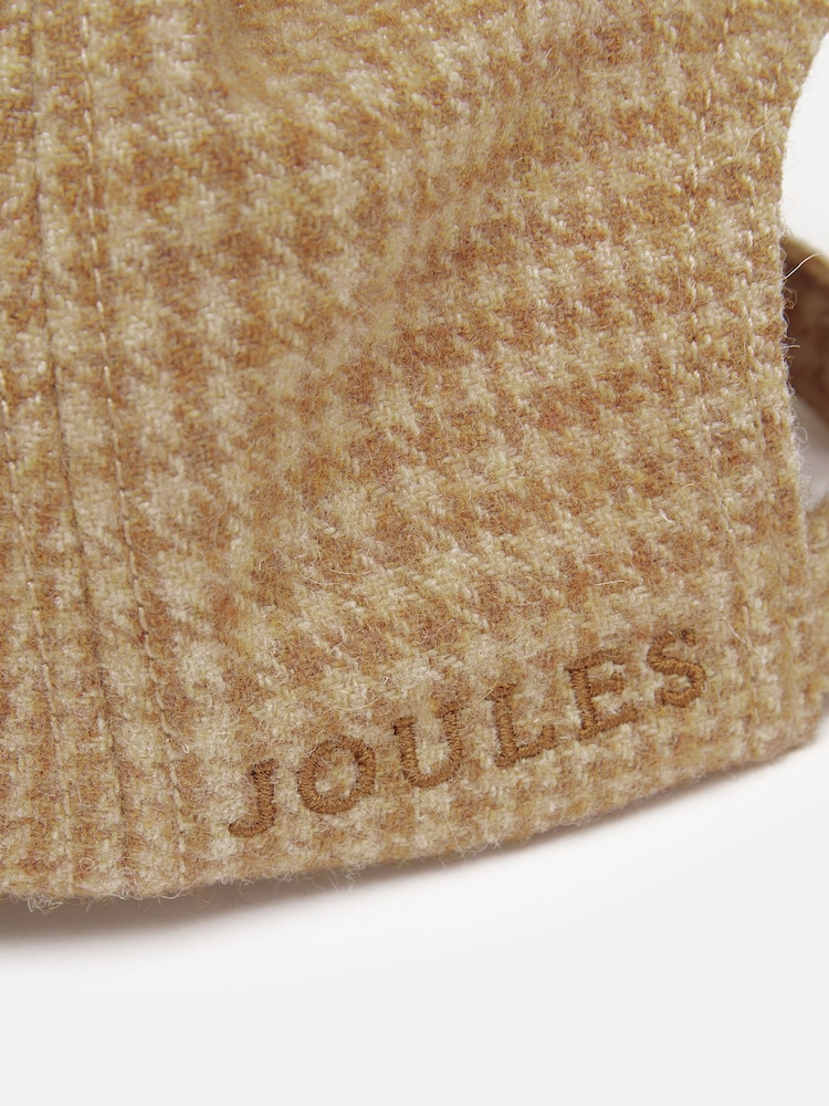 Joules Daley Neutral Check Cap - Image 5 of 5