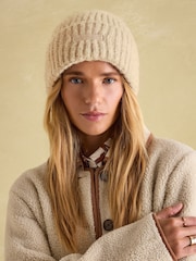 Joules Caversham Oatmeal Beanie Hat - Image 1 of 5