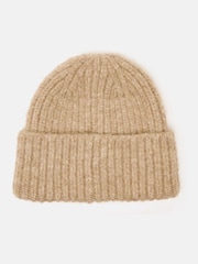 Joules Caversham Oatmeal Beanie Hat - Image 4 of 5
