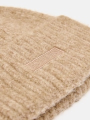 Joules Caversham Oatmeal Beanie Hat - Image 5 of 5