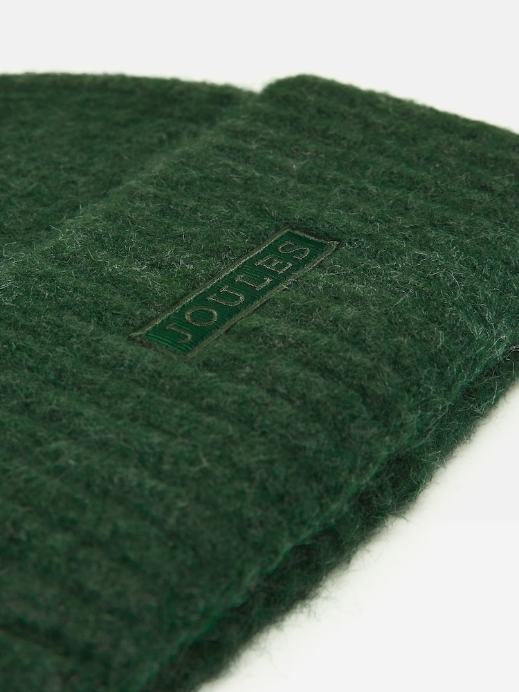 Joules Caversham Green Beanie Hat - Image 5 of 5