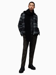 AllSaints Black Corvus Trousers - Image 2 of 8