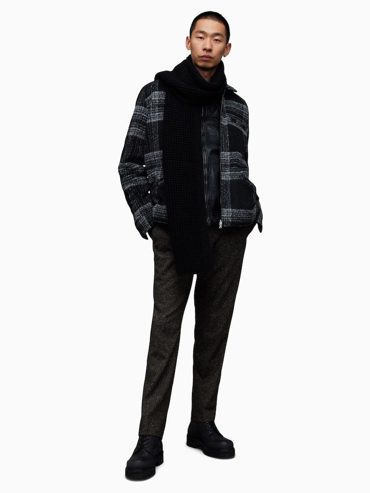 AllSaints Black Corvus Trousers - Image 2 of 8