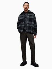 AllSaints Black Corvus Trousers - Image 4 of 8
