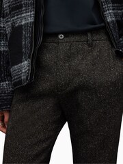 AllSaints Black Corvus Trousers - Image 6 of 8