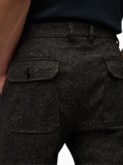 AllSaints Black Corvus Trousers - Image 7 of 8