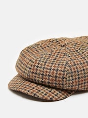 Joules Elvaston Neutral Baker Boy Hat - Image 4 of 5