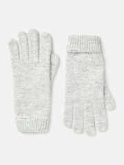 Joules Grey Knitted Gloves - Image 1 of 3