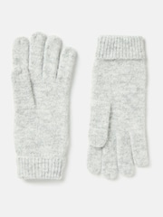 Joules Grey Knitted Gloves - Image 2 of 3