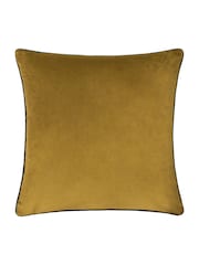 Furn Moss/Charcoal Meridian Velvet 45 x 45cm Cushion Cover - Image 3 of 5