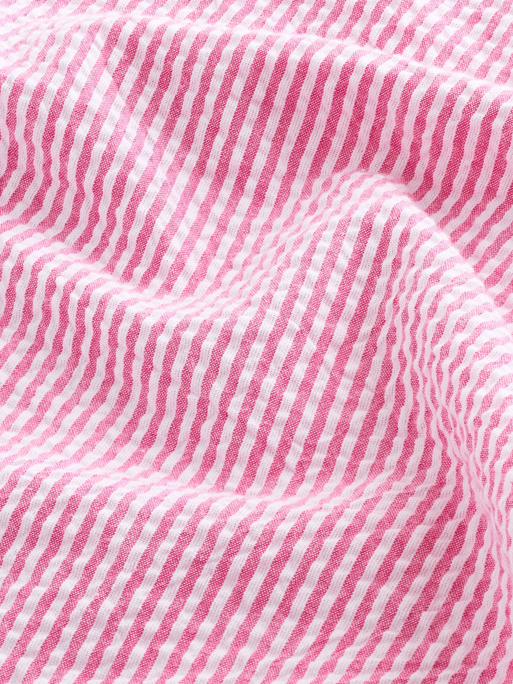Buy Pink Stripe Seersucker Short Sleeve 100% Cotton Shirt from Next  Luxembourg