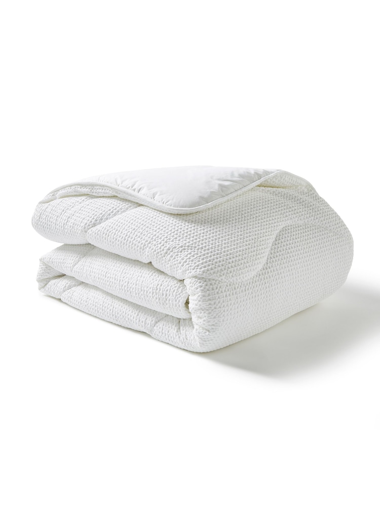 Night Lark Cotton Waffle 10.5 Tog Coverless Duvet - Image 2 of 2