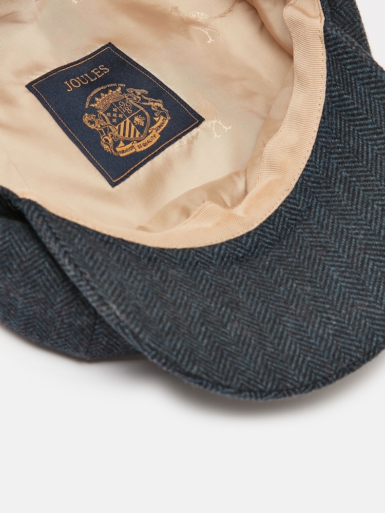 Joules Elvaston Navy Baker Boy Hat - Image 6 of 6